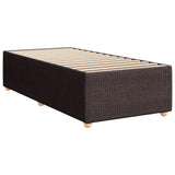 Bed Frame without Mattress Dark Brown 90x190 cm Single Fabric 3284903