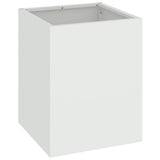 Garden Planter White 32 x 32 x 40 cm Cold-rolled Steel 876344