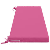 2-Piece Bench Cushions SOEST 2 pcs 100% Polyester Pink 948955