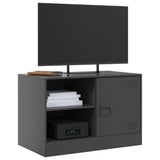 TV Cabinet Black 67x39x44 cm Steel 841691