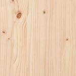 ZNTS Bed Frame without Mattress 160x200 cm Solid Wood Pine 824578