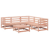 6 Piece Garden Sofa Set Solid Wood Douglas Fir 3299443