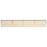 Planter Ivory 320 x 40 x 45 cm Steel 42018086