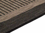 Outdoor Flatweave Rug 160x230 cm Dark Brown 340846