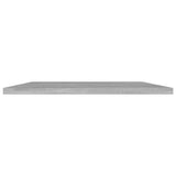 Bookshelf Boards 4 pcs Concrete Grey 80x40x1.5 cm Engineered Wood 805338