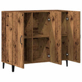 Sideboard Old Wood 90x34x80 cm Engineered Wood 856892