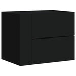 ZNTS Wall-mounted Bedside Cabinets 2 pcs Black 45x30x35 cm 848328