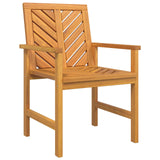 Garden Dining Set 5 pcs Brown Solid Acacia Wood 3154118