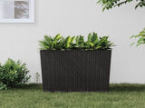Planter with Removable Inner Brown 12 / 44 L PP Rattan 364688