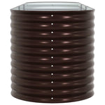 Garden Raised Bed Brown 320 x 80 x 81 cm Steel 42008133
