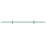 ZNTS Floating Shelves 2 pcs Glass 80x20 cm 8 mm 3051523