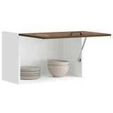 Kitchen Wall Cabinet Kalmar Brown Oak Engineered Wood 853604