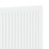Wall-Mounted Headboard EDE High Gloss White Engineered Wood 896089