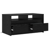 Coffee Table Black Oak 90 x 50 x 45 cm Engineered Wood 8004684