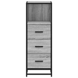 Bathroom Cabinet Grey Sonoma 35x37.5x100 cm Engineered Wood 849252