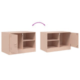 TV Cabinets 2 pcs Pink 67x39x44 cm Steel 841694