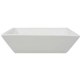 Basin Square Ceramic White 41.5x41.5x12 cm 142344