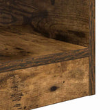 End Table 2 pcs Smoked Oak 30.5 x 30 x 45 cm Engineered Wood 890905