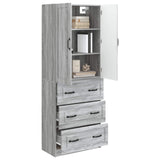 Cabinet Set 2 pcs Grey Sonoma 66 x 34.5 x 87 cm Engineered Wood 3416967