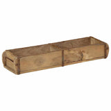 Tray with Storage 4 pcs Brown 57 x 15 x 9 cm Solid Reclaim Wood 4019611