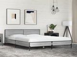 Bed Frame without Mattress Grey Sonoma 120x200 cm 3279995