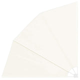 Collapsible Balcony Side Awning Cream 210x210 cm 41576