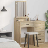 Dressing Table Sonoma Oak 50 x 41 x 140 cm Engineered Wood 865129