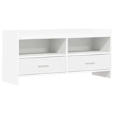 TV Cabinet 100 x 33 x 47 cm White Engineered Wood 8011155