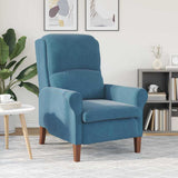 Armchair Blue 76 x 94 x 102 cm Velvet 42009856
