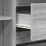 Sideboard Grey Sonoma 120 x 41 x 75 cm Engineered Wood 3333911
