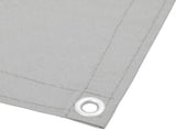 Balcony Screen Light Grey 75x1000 cm 100% Polyester Oxford 4000006