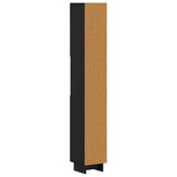 Bathroom Cabinet with Open Shelf EDE Black 30 x 31 x 190 cm 895936
