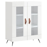 Sideboard High Gloss White 69.5x34x90 cm Engineered Wood 827758