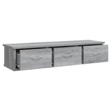 Wall Cabinet Grey Sonoma 88x26x18,5 cm Engineered Wood 815082
