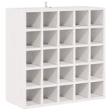 Wine Rack 2 pcs White 56 x 25 x 56 cm Solid Pine Wood 893313