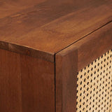 High Board Brown 60 x 33.5 x 100 cm Solid Mango Wood 4018910