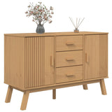 Sideboard OLDEN Brown 114x43x73.5cm Solid Wood Pine 358597