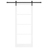 Sliding Door ORKDAL White and Black 93 x 232 cm 3331844