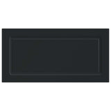 Wall-Mounted Headboard UTRECHT Black Engineered Wood 897856