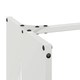 Firewood Rack White 40x30x80 cm Cold-rolled steel 864226