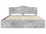 Bed Frame with Headboard Concerte 140 x 200 cm Solid Pine Wood 3413302
