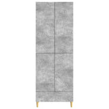 Cabinet Set 2 pcs Concrete Grey Engineered Wood 3416694