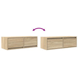 TV Cabinet Sonoma Oak 80x31x25.5 cm Engineered Wood 861512