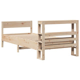 Bed Frame without Mattress 75x190 cm Small Single Solid Wood Pine 3306210