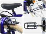 Kids Bike 12 Inches for 2-4 Years Old Dark Blue 42009489
