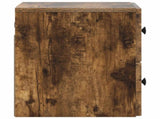 Wall-Mounted Bedside Cabinet Smoked Oak 33 x 34.5 x 40 cm 898135