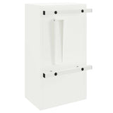Mailbox with Storage with Door White 30 x 20 x 55 cm Steel 874948