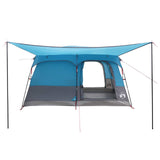 Family Tent with Roof Blue 320 x 210 x 180 cm Polyester 42028490