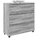 Storage Cabinet Grey Sonoma 80 x 31 x 81 cm Engineered Wood 888853