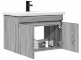 Bathroom Vanity Unit with Tap Grey Sonoma 61 x 40 x 74.5 cm 889542